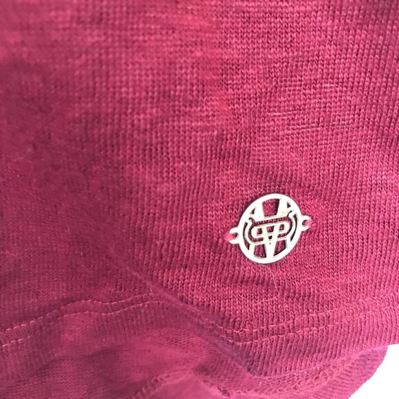 Massimo Dutti Deep Red Linen Womens Tank Top S - Picture 11 of 12